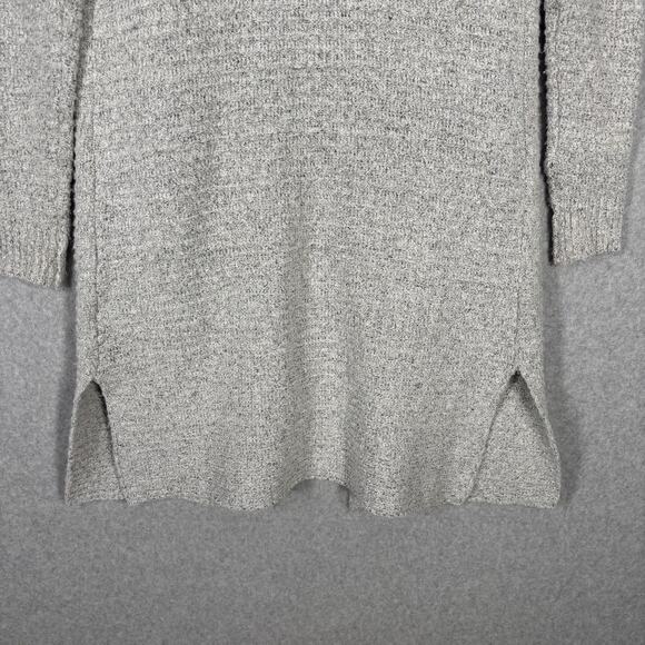 Peyton Jensen Cardigan Sweater‎ Small Gray Duster Chunky Long Lounge Cozy Comfy - Picture 11 of 13